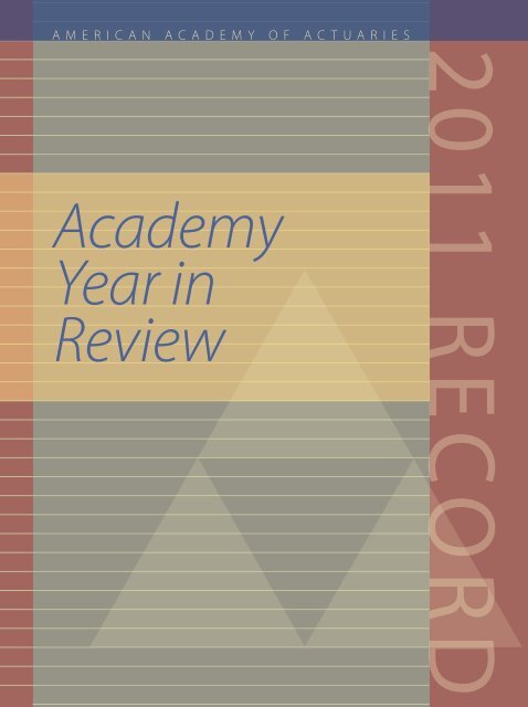 The Record - American Academy of Actuaries