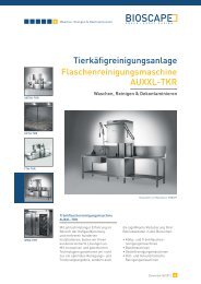 TierkÃ¤figreinigungsanlage Flaschenreinigungsmaschine AUXXL-TKR