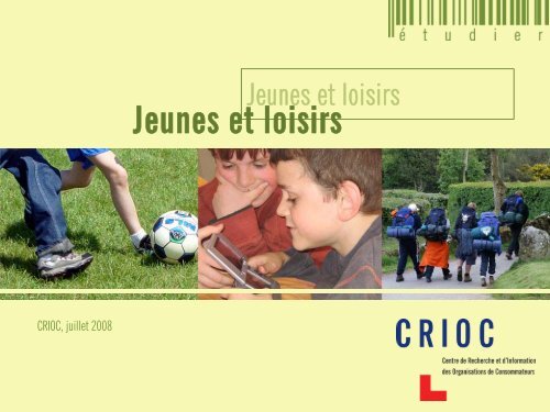 Jeunes et loisirs - Crioc