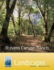 Stevens Canyon Ranch - Peninsula Open Space Trust