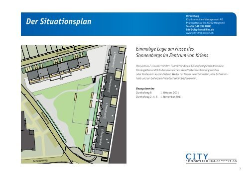 Überbauung Eschenweg - City Immobilien, Hergiswil