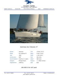 Jeanneau Sun Odyssey 47 100.000 â¬ EU VAT paid - Dolphin Yachts