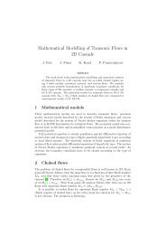 Mathematical Modelling of Transonic Flows in 2D Cascade