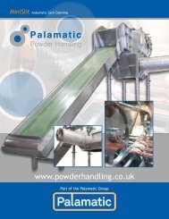 Auto Sack Opener - Mini Slit Datasheet 2012 - Palamatic