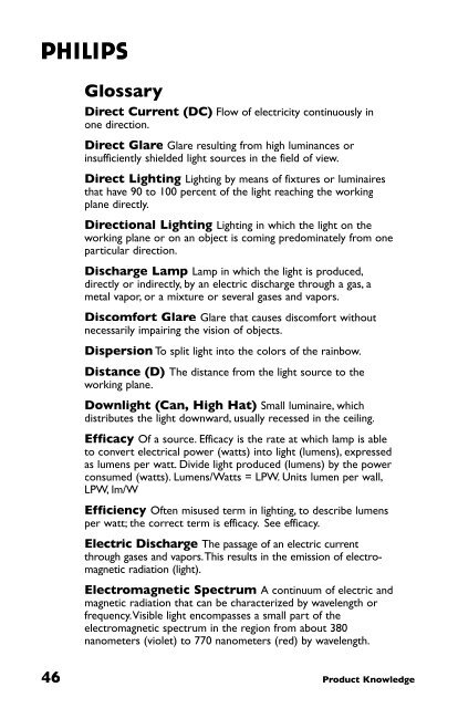 Lighting A to Z