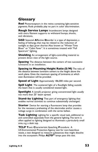 Lighting A to Z