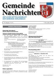 amtliches mitteilungsblatt der gemeinde oerlenbach - Revista Verlag