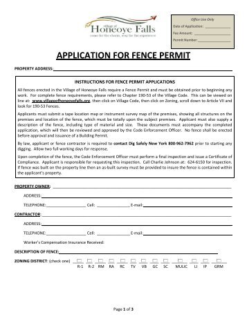 Village Of Lakewood Building Permit Application Village Of Lakewood Building Permit Application