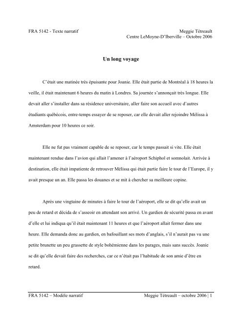 Texte Narratif (brouillon)