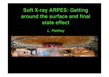 Soft X-ray ARPES: Getting around  the surface and final state effect