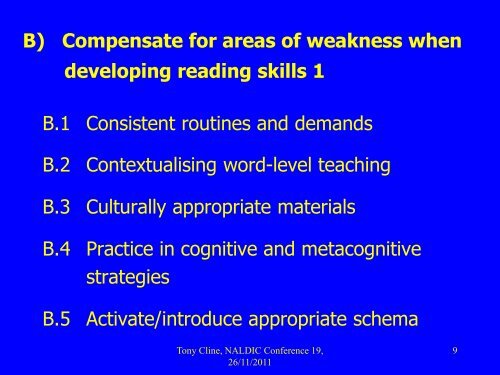 EAL learners and dyslexia - NALDIC