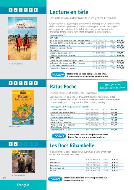 Feuilletez le catalogue primaire 2013-2014 - Averbode