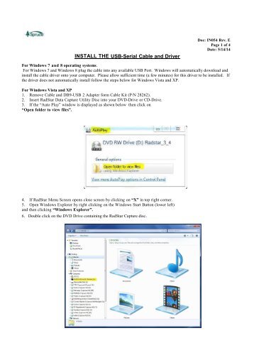 Installing the USB to Serial Port Driver - AccuStar Labs