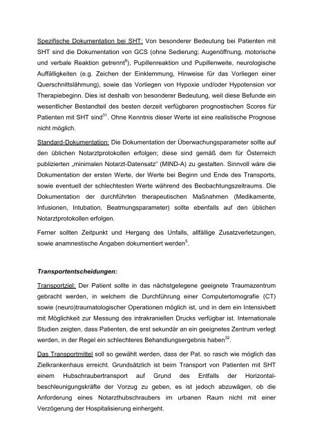 Empfehlungen zur Erstversorgung SHT.pdf - Ãsterreichische ...