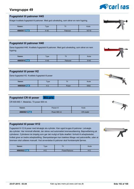 Velkommen til dit Carl Ras katalog - Carl Ras A/S