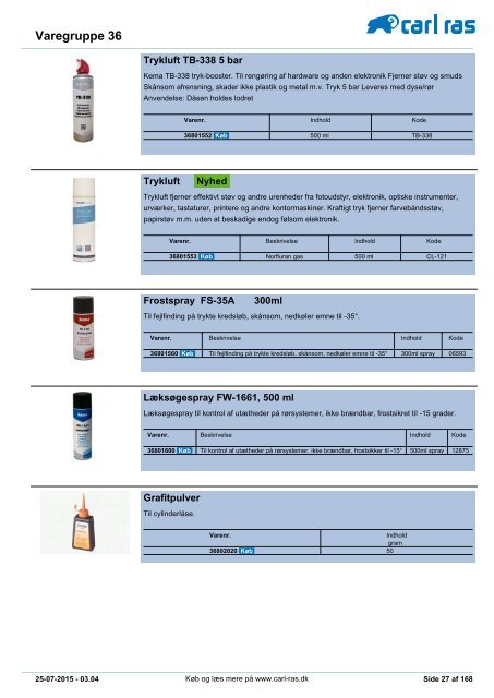 Velkommen til dit Carl Ras katalog - Carl Ras A/S