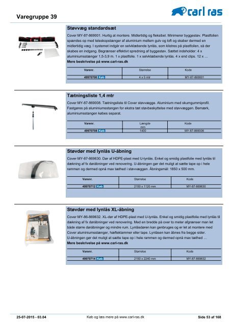 Velkommen til dit Carl Ras katalog - Carl Ras A/S