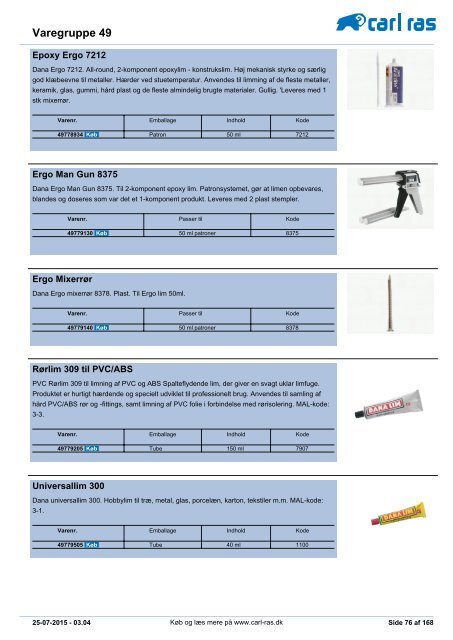 Velkommen til dit Carl Ras katalog - Carl Ras A/S