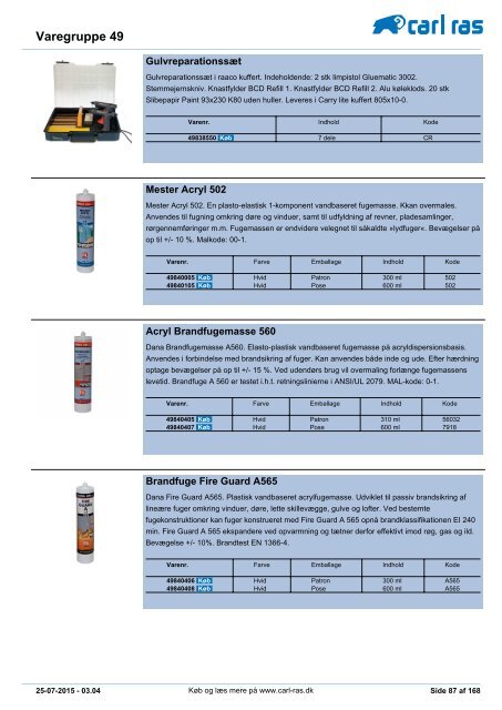 Velkommen til dit Carl Ras katalog - Carl Ras A/S