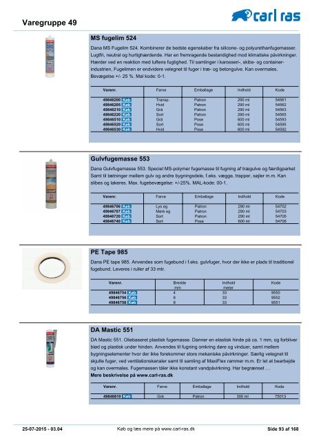 Velkommen til dit Carl Ras katalog - Carl Ras A/S