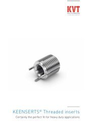 Keenserts® – Threaded inserts | KVT-Fastening