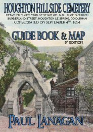 Hillside Cemetery Guide Book & Map - Houghton-le-Spring