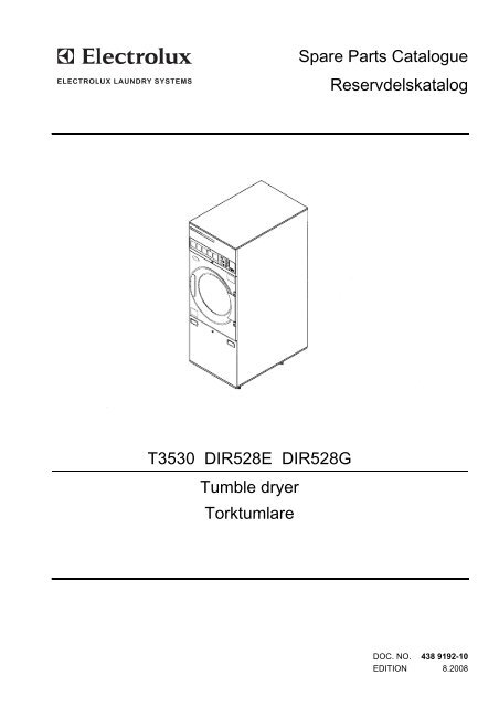 T3530 DIR528E DIR528G Tumble dryer Torktumlare - Laundry Nation