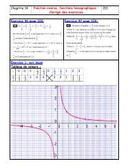 Chapitre 14 CorrigÃ© des exercices 201