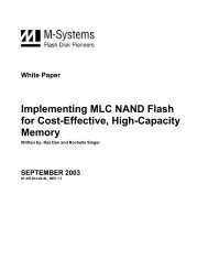 White Paper Implementing MLC NAND Flash for Cost-Effective, High ...