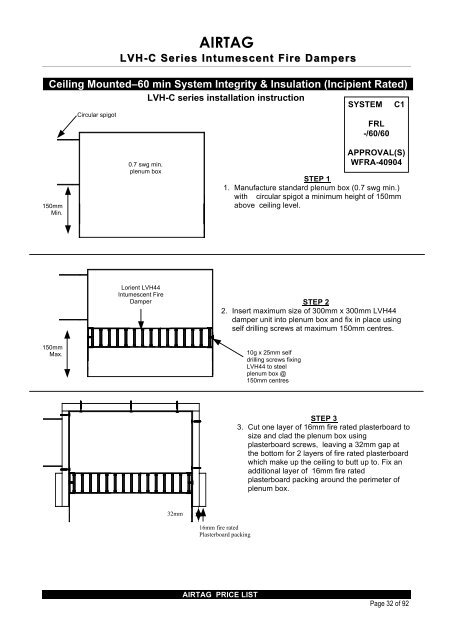 Construction Damper Casin