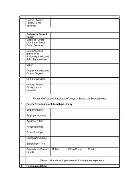 Application Form - Library Association of Singapore