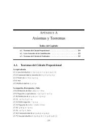 Axiomas y Teoremas - cs@famaf