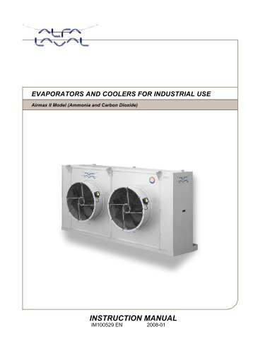 EVAPORATORS AND COOLERS FOR ... - Alfa Laval - ABC
