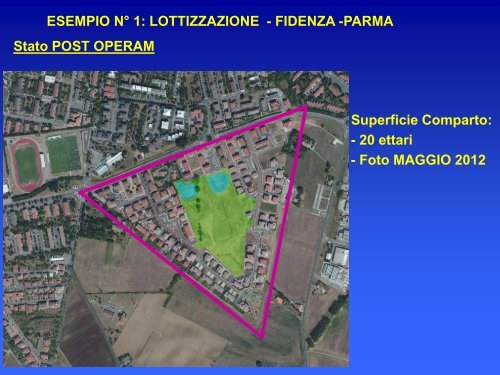 Il Criterio dell'Invarianza Idraulica LOTTIZZAZIONE FIDENZA - PARMA