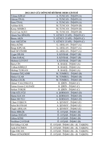 Bitirme Dersi 2012-2013.pdf - Insaat.anadolu.edu.tr