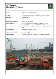 CT 2 Ha Noi Project - BAUER Vietnam Limited