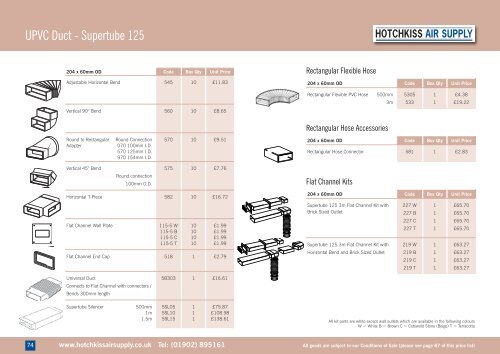 Click here for our latest price list. - Hotchkiss Air Supply