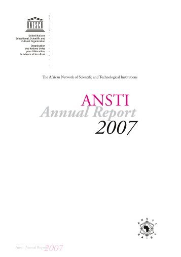 Annual Report 2007 - ANSTI