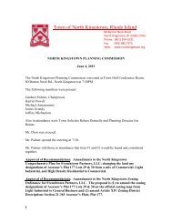 north kingstown planning commission - North Kingstown Government