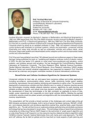 Prof. Farshad Khorrami Professor of Electrical & Computer ... - eroMAV