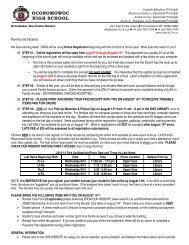 13-14 Registration Letter - Oconomowoc Area School District