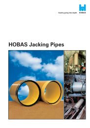 HOBAS Jacking Pipe Brochure