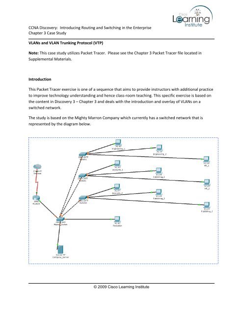 Chapter 3 Case Study