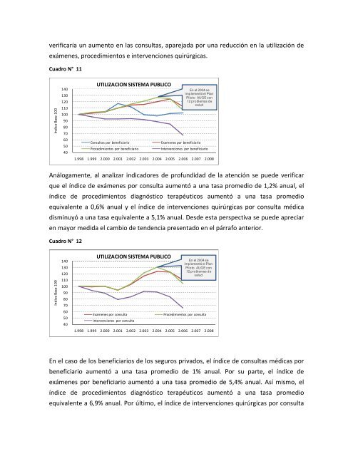 Informe sistema salud chileno 1998-2008 Final - Noticias ...
