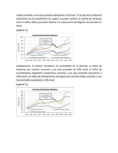 Informe sistema salud chileno 1998-2008 Final - Noticias ...