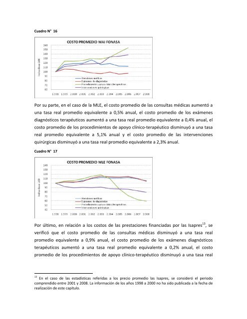 Informe sistema salud chileno 1998-2008 Final - Noticias ...