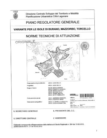 NORME TECNICHE GENERALI - Comune di Venezia