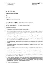 Antwort KA zu  Beraterverträgen II - Uwe Barth in  Thüringen