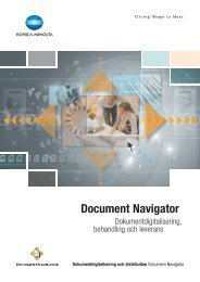 Document Navigator - Konica Minolta