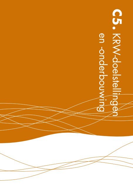 KRW -doelstellingen en -onderbouwing - Provincie Noord-Brabant